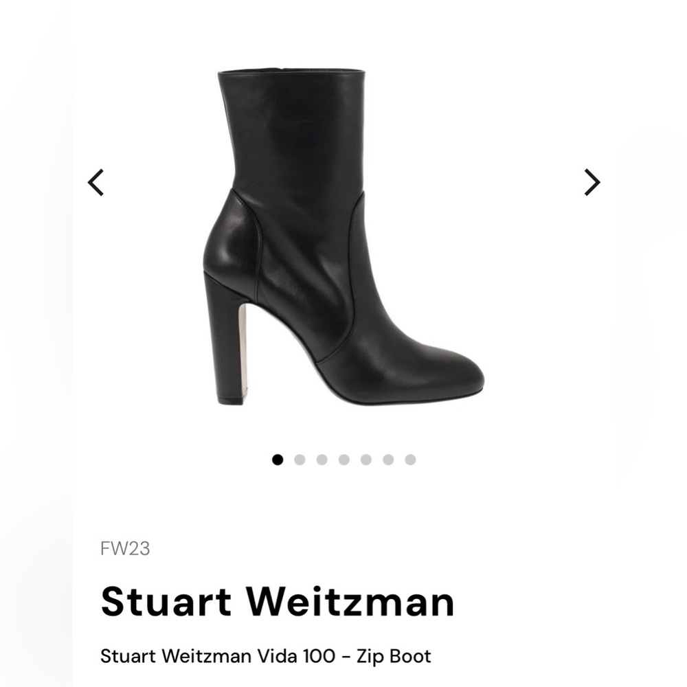 Stuart Weitzman Vida 100 - Zip Boot size 9